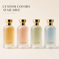 Botol Parfum Silinder Transparan Frosted Mewah 100ml Harga Grosir, Cetak Sablon Sutra, Bulu Mata Palsu Custom