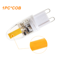 Bombilla LED COB G9 de 1.8W, Regulable, con Certificaciones CE, EMC, ETL, LVD y RoHS, 2700K-6000K, 120V, 140-160LM, Muestra OEM Disponible, para Hoteles