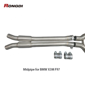 Tuyau intermédiaire de 2,76 pouces à longueur égale pour BMW X3M/X4M F97/F98 3.0T 2019-2023, pièces d'échappement en acier inoxydable 304 SS pour améliorer les performances - Product Image 5