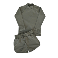 2025 personnalisé plus récent côtelé Onesie maillot de bain Premium et tissus délicats fermeture éclair arrière et Poppers maillots de bain pour enfants