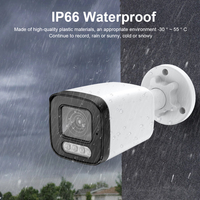Caméra IP HFWS 2K 4MP, caméra PoE, Xmeye, sécurité, IP66, étanche, détection humanoïde, vidéosurveillance, CCTV extérieur, usine