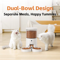 Comedero Inteligente para Mascotas FuturePets de 4L con Bloqueo Anti-Accidental, Grabación de Video, Control por Aplicación y Temporizador Remoto para Comida Seca