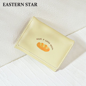 Cartera de tres pliegues con estampado para mujer, <span class=keywords><strong>mini</strong></span> Tarjetero con dibujos animados de PU, 2023 - Product Image 3