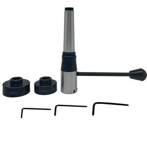 ชุดอุปกรณ์ยึดแม่พิมพ์กลึงแบบติดก้านกลึง MT3  ทำจากเหล็กกล้าอัลลอยด์  ขนาดกะทัดรัด  รองรับหลายขนาดแม่พิมพ์  13/16 นิ้ว 1-1/2 นิ้ว สำหรับงานต๊าปและเจาะ - Product Image 1