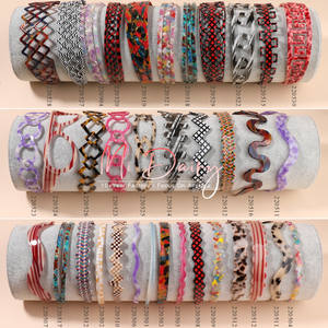 MiDairy-diademas de 37mm con logo para mujer, accesorios para el cabello, diadema de lujo de acetato de celulosa para niña - Product Image 6