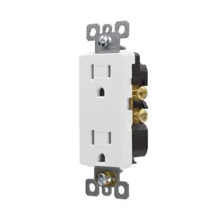 Create A Finger-safe Application Trouble-free Service Life US Outlet 15 Amp TR Decorative Receptacle Outlet