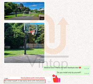 Système de basket-ball réglable standard extérieur <span class=keywords><strong>nba</strong></span> panier de basket-ball avec machine à poignée avant - Product Image 6