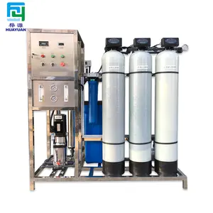Sistema de filtro de água 500lph, sistema de máquina de osmose reversa RO, purificador de água potável, equipamento de tratamento de água