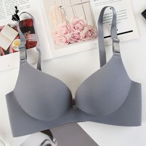 Sexy Nahtloser Schwarz-Weiß Gestreifter BH Ohne Bügel Push-Up BHs für Frauen Plunge-BH mit Verstellbaren Trägern <span class=keywords><strong>Bikini</strong></span>-Unterwäsche - Product Image 3