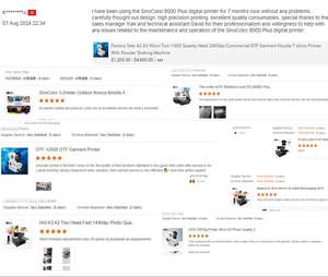 SinoColor convient aux petites entreprises professionnelles 6090 i1600 imprimante à plat UV à plate-forme sous vide à tête pour l'impression au <span class=keywords><strong>laser</strong></span> sur feuille d'argent - Product Image 3