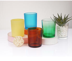 เชิงเทียนแก้วแบบหนา/โหลเทียนในสีต่างๆและสามารถปรับแต่งได้ - Product Image 5