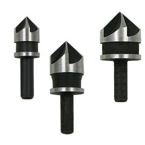 ชุดดอกสว่านไฟฟ้าห้าใบมีด 3 ชิ้น พร้อมหัวตัดมุม 90 องศา สำหรับงานไม้ ใช้กับเครื่องลบคมไม้ - Product Image 3