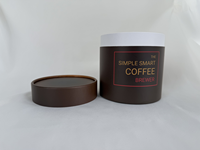 Emballage de luxe OEM personnalisé fait main, écologique, biodégradable et recyclable pour pots de bougies avec couvercle en papier et effet de couleur évanescente