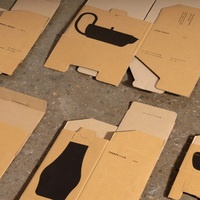 Boîte cadeau plissée en carton ondulé pour produits de vente au détail avec impression personnalisée, boîte d'emballage pour tasses, fond à boucle
