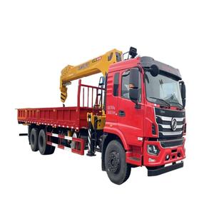 Camión Grúa Pesada de 14 Toneladas, 6X4, <span class=keywords><strong>Tres</strong></span> <span class=keywords><strong>Ejes</strong></span>, Caja Extendida de 8.5m, Brazo Telescópico para Transporte de Infraestructuras Grandes - Product Image 1