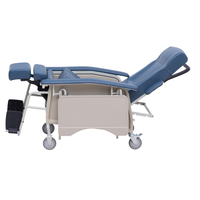Chaise de traitement médical multifonctionnelle mobile professionnelle YGCX05 populaire pour la dialyse sanguine, le prélèvement sanguin et les dons