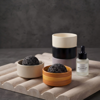 Diffuseur de pierres en céramique et pierre de lave, ensemble d'aromathérapie avec bouteille d'huile essentielle et bol, décoration d'intérieur, purificateur d'air