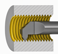 Barre de perçage MIR trempée pour acier allié trempé, outils de perçage CNC à refroidissement intégré, usinage de précision, haute efficacité, personnalisable