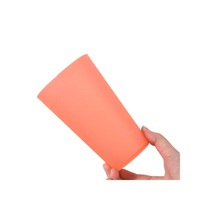 Gobelet à boire en plastique coloré simple, réutilisable, en PC, pour eau, bière, jus, avec logo personnalisé pour la maison et le bureau