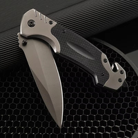 Couteau pliant multifonctionnel en acier inoxydable pour survie en extérieur, camping et bricolage, avec manche G10