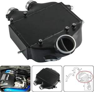 BMW M3 M4 S55 F80/F82/F83 바 플레이트 자동차 부품 공기 냉각기 2015-2017 용 충전 탑 마운트 듀얼 패스 인터쿨러 - Product Image 5