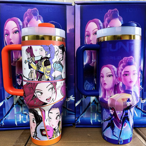 Nguồn cung cấp bên biểu tượng tùy chỉnh k Pop Kpop Thợ Săn hàng hóa cách điện cup 40oz cốc chân không chai với Hộp quà tặng - Product Image 1
