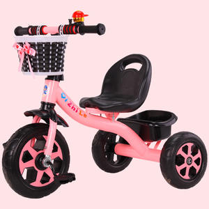 <span class=keywords><strong>Tricycle</strong></span> Scooter Jouet pour Enfants Amusant avec Pneus en Plastique Antidérapants et Résistants à l'Usure, Roue à Absorption des Chocs pour Vélo à Batterie - Product Image 1