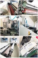 Machine automatique de revêtement de rouleau de panneau d'armoire de PVC, Machine de stratification de Film UV de haute brillance