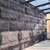 Prix de gros pour le revêtement mural extérieur en pierre artificielle en pierre de PU, pierre naturelle, calcaire