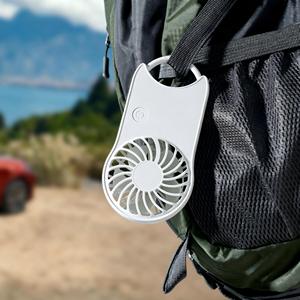Mini Ventilador Portátil de Mano, Batería de 800mAh, Recargable Tipo-C, Silencioso, 3 Velocidades, con Clip para Cinturón, para Viajes y Actividades al Aire Libre - Product Image 1