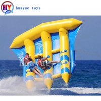 Bateau banane gonflable de qualité commerciale pour sports nautiques, surf, poisson volant gonflable remorquable pour jet ski