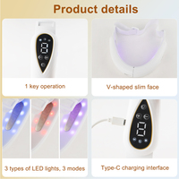 Masseur facial amincissant en V, micro-courant, vibration, soin beauté personnel, équipement portable rechargeable, fabriqué en usine OEM