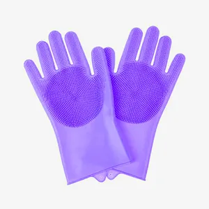 Toilettage pour animaux de compagnie gants de nettoyage chien bain shampooing épurateur <span class=keywords><strong>magique</strong></span> vaisselle éponge silicone <span class=keywords><strong>épilation</strong></span> - Product Image 6