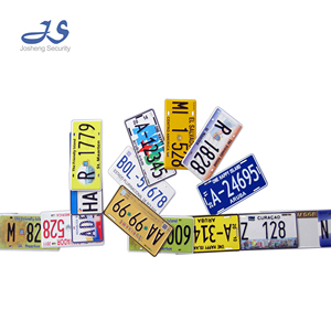 Recuerdo personalizado placa decorativa de metal y aluminio para vehículos, fábrica al por mayor producto personalizado placa de matrícula de <span class=keywords><strong>coche</strong></span> - Product Image 6