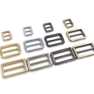 Oferta Caliente: Hebillas Deslizantes Ajustables con Anillo Cuadrado para Cinturones, Herrajes de Cuero, Hebillas Metálicas de Aleación de Zinc, Accesorios - Product Image 3