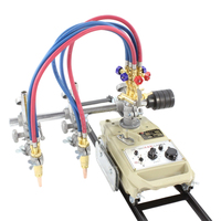 Machine de découpe à la flamme guidée par rail de haute précision 0-45 °   Équipement de découpe au gaz portable pour coupes biseautées