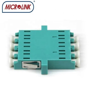 AQUA LC/UPC OM3 đa Quad mặt bích mm sợi quang Adapter Coupler - Product Image 2