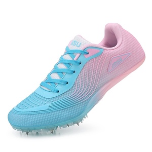 Chaussures d'<span class=keywords><strong>athlétisme</strong></span> de course de vitesse unisexe pour hommes et femmes – Baskets de course professionnelles à crampons - Product Image 5