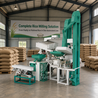 Équipement de décorticage du riz : Usine combinée de décorticage du riz paddy à haut rendement, faible coût d'exploitation et utilisation facile