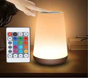 โคมไฟตั้งโต๊ะ LED ปรับความสว่างได้ สไตล์โมเดิร์น พร้อมรีโมทคอนโทรล ชาร์จไฟได้ผ่าน USB แสงสีขาวนวลหลากสี รับประกัน 1 ปี - Product Image 2