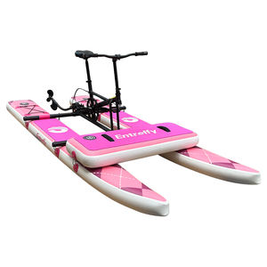 2024 Venta caliente Unisex equipo acuático personalización waterbike multicolor eléctrico o pedal inflable Aquabike <span class=keywords><strong>bicicleta</strong></span> - Product Image 3