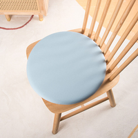 Coussins de chaise en mousse à mémoire de forme, coussins de siège de haute qualité, ronds, en coton, avec tissu antidérapant au bas, pour bureau, conducteur, personnalisables