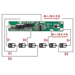 Placa de Protección de Batería 6S 22.2V 18650 para Pistola de Masaje, Coche Eléctrico, Lámpara de Calle, Protección contra Sobrecarga y Descarga Excesiva, 5A 10A - Product Image 3