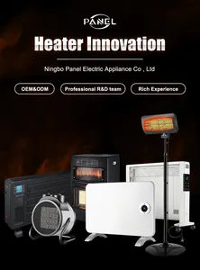 Ventilador elétrico de 1000/2000w, aquecedor elétrico ajustável, termostato