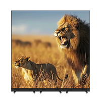 Écran publicitaire LED pliable d'usine, haute luminosité, sur pied, processus GOB, écran d'affichage LED pliable en trois parties