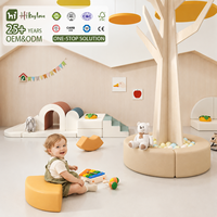 Ensemble de meubles de jeu doux et sécuritaires en bois Hikeylove pour la maternelle, la garderie, la salle de classe, l'apprentissage des enfants