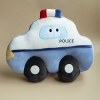 Vente en gros de jouets en peluche personnalisés sur le thème des véhicules (voiture, avion, ambulance, excavatrice, camion de pompiers, train), poupées en peluche, cadeaux en peluche douce, OEM ODM