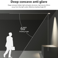 Lampes intelligentes Tuya Zigbee de haute qualité pour la maison, 10W LED, downlight minimaliste en aluminium, à intensité variable