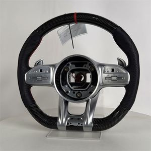 Expédition rapide Volant en fibre de carbone pour <span class=keywords><strong>Mercedes</strong></span> Benz CLS 350 W157 W218 W219 W257 53 63 A45 W176 W177 <span class=keywords><strong>AMG</strong></span> - Product Image 1