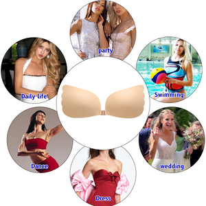 Chất Lượng Cao Phụ Nữ Áo Ngực Không Dây Dính Áo Ngực Vô Hình Cho Phụ Nữ Chất Lượng Cao Sexy Phụ Nữ Vô Hình <span class=keywords><strong>Backless</strong></span> Strapless Áo Ngực - Product Image 5